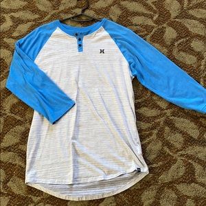 Men’s 3/4 sleeve Hurley t shirt, medium